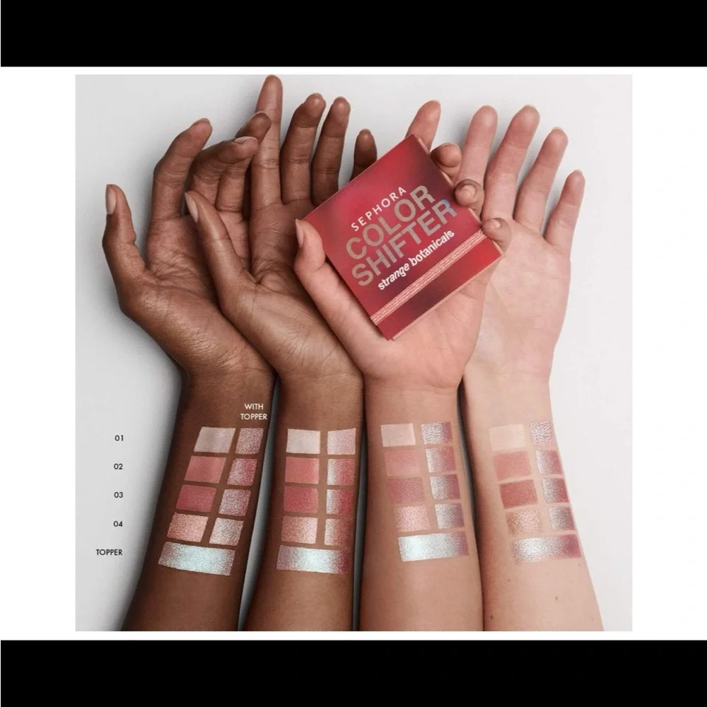 SEPHORA COLOR SHIFTER strange botanicals 5 EYESHADOWS EYE PALETTE